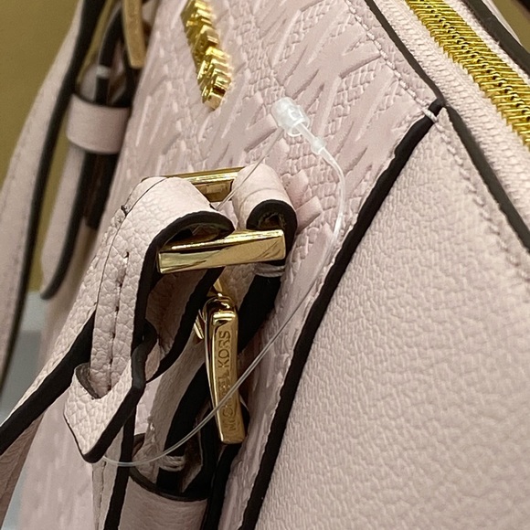 MICHAEL KORS CHARLOTTE LARGE TZ TOTE POWDER BLUSH - Picture 8 of 16